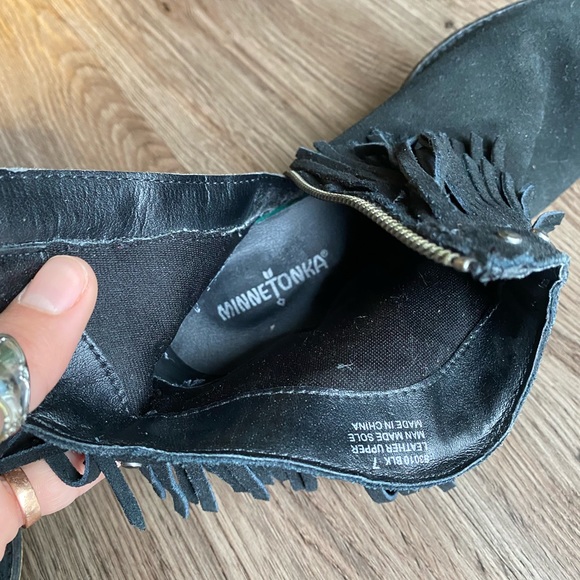 Minnetonka Fringe Booties - Picture 2 of 4